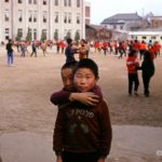 IslBG This Kunsan schoolboy must have been very proud of his new Expo 70 sweater