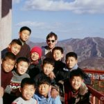 Ed Trout took this picture of me at the observation point in Chonju park