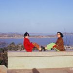IslBG One late afternoon in Nov.  I saw Yung Su-na and her friend walking to Kunsan Park and joined them.  3of3